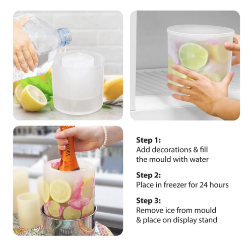 Final Touch Stainless Steel Ice Bottle Chiller