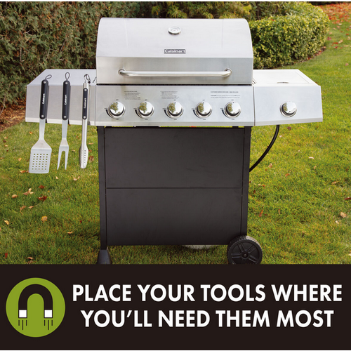 Cuisinart Magnetic Grill Tool Set 3 Pieces