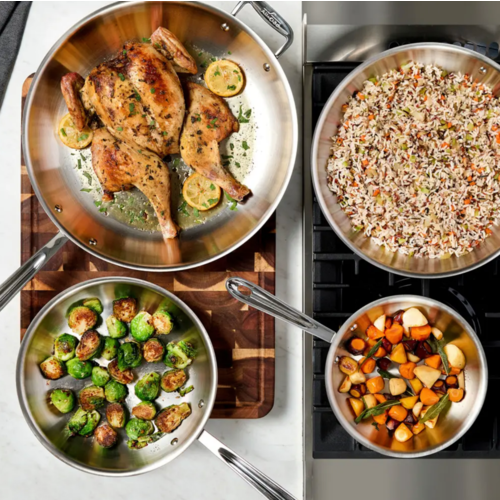 All Clad D3 Fry Pan 8 inch Stainless Steel