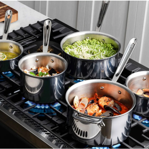 All Clad D3 Sauce Pan 2 Qt