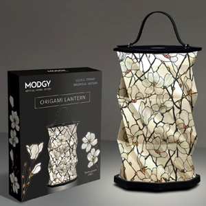 MODGY Origami Rechargeable Lantern Tiffany Magnolia