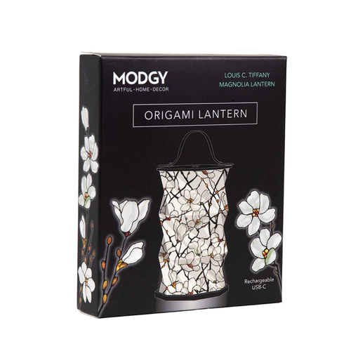MODGY Origami Rechargeable Lantern Tiffany Magnolia