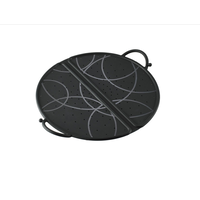 Folding Splatter Guard Black 12"