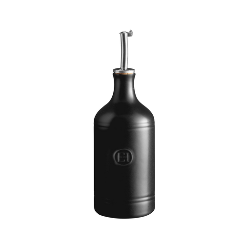 Emile Henry Emile Henry Oil Cruet Truffle Black Emile Henry Emile Henry Oil Cruet Truffle Black