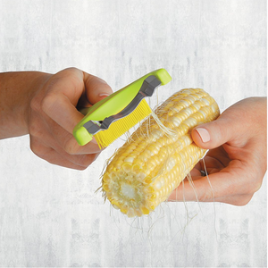 Kuhn Rikon Corn Zipper with Silk Brush