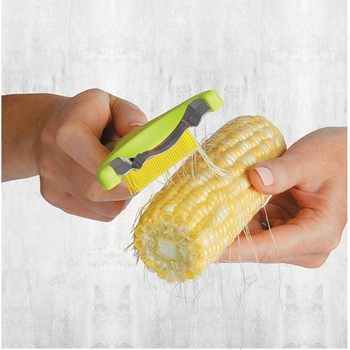 Kuhn Rikon Corn Zipper with Silk Brush Kuhn Rikon Corn Zipper with Silk Brush