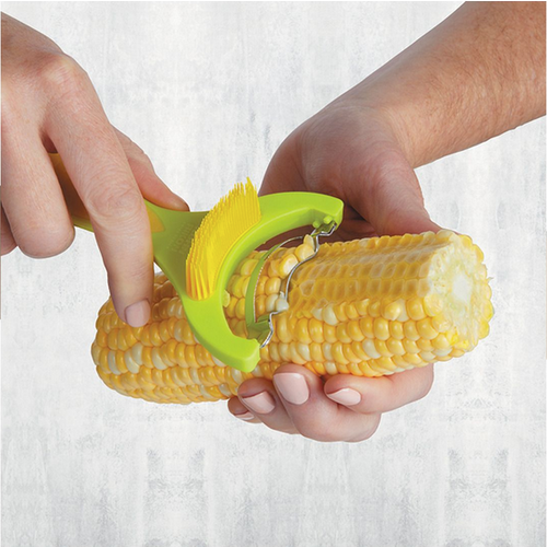 Kuhn Rikon Corn Zipper with Silk Brush