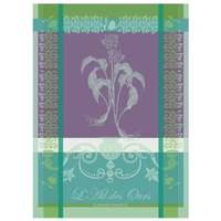 Garnier Thiebaut Tea Towel Ail Des Ours Emeraude