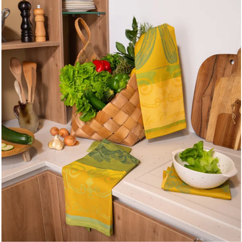 Garnier Thiebaut Garnier Thiebaut Tea Towel Les Courgettes Jonquille
