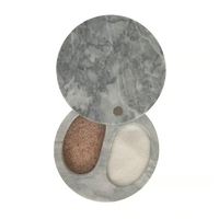 White Marble Double Salt Cellar