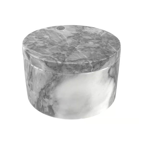 Fox Run White Marble Double Salt Cellar