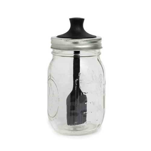Fox Run Basting Brush for Mason Jar
