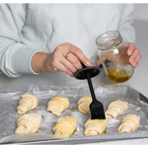 Fox Run Basting Brush for Mason Jar