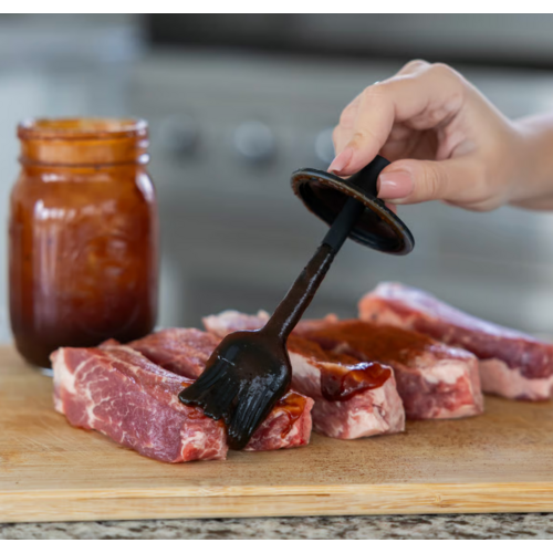 Fox Run Basting Brush for Mason Jar