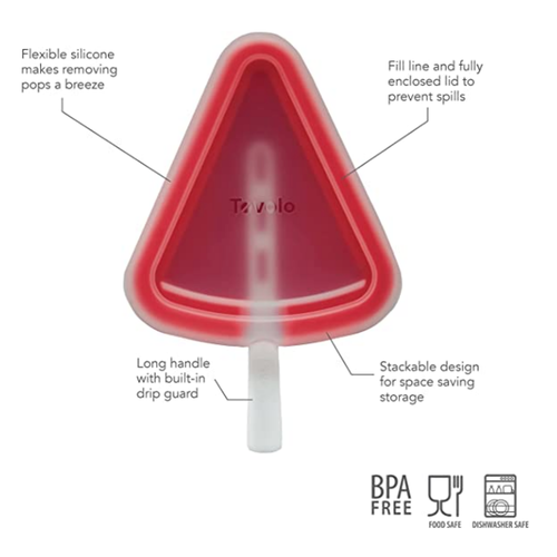 TOVOLO Watermelon Stackable Pop Mold Set