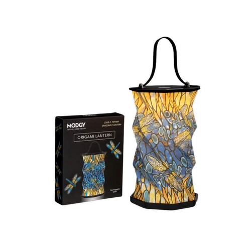 MODGY Origami Rechargeable Lantern Tiffany Dragonfly
