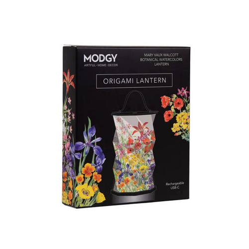 MODGY Origami Rechargeable Lantern Botanical Watercolours