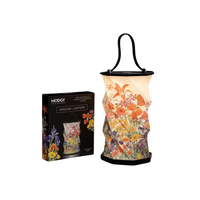 Origami Rechargeable Lantern Botanical Watercolours