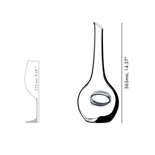 Riedel Decanter Black Tie Occhio Nero