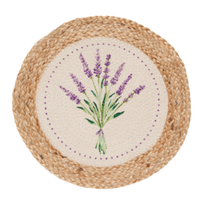 Now Designs Placemat Braided Lavender Now Designs Placemat Braided Lavender