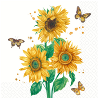 Napkin Cocktail Paper Sunshine Bloom