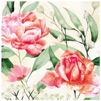 Napkin Cocktail Paper Rose Symphonie