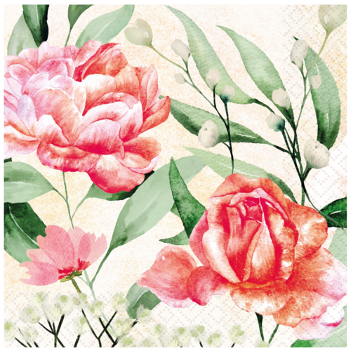 OCD Napkin Cocktail Paper Rose Symphonie OCD Napkin Cocktail Paper Rose Symphonie