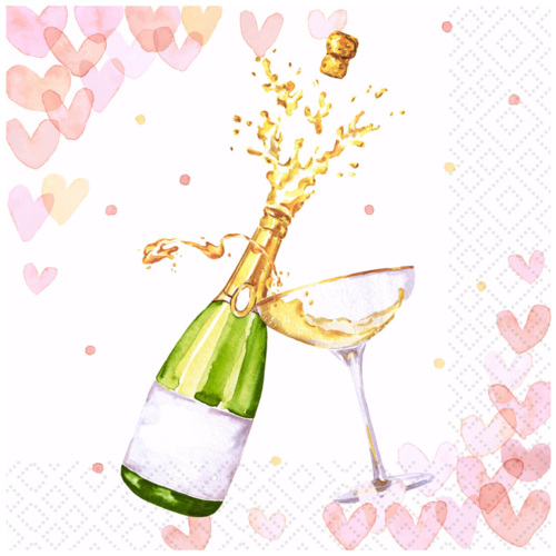OCD Napkin Lunch Paper Heart Bubbles OCD Napkin Lunch Paper Heart Bubbles
