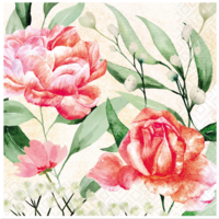 Napkin Lunch Paper Rose Symphonie