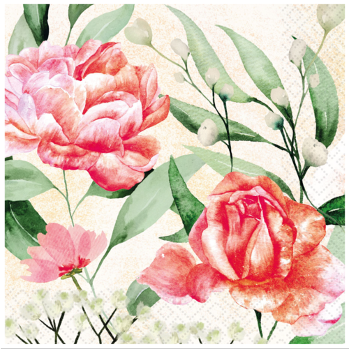 OCD Napkin Lunch Paper Rose Symphonie OCD Napkin Lunch Paper Rose Symphonie