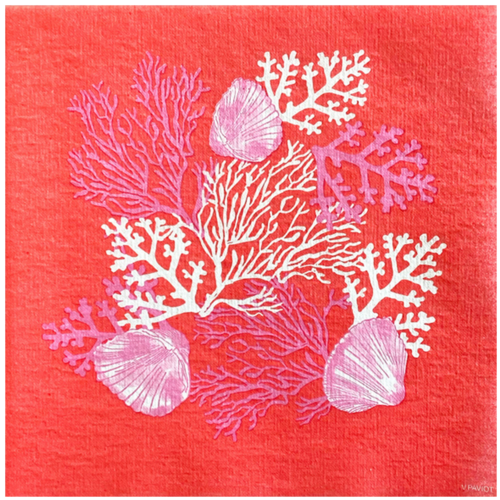 Napkin Dinner Paviot Corail Napkin Dinner Paviot Corail