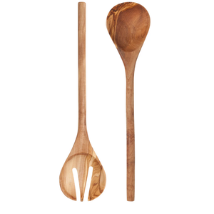 Now Designs Olive Wood Salad Servers Set