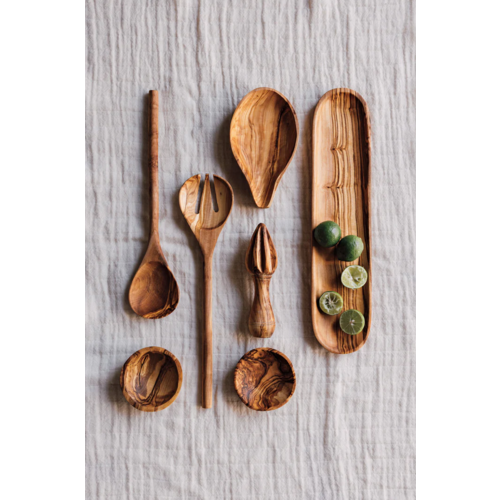 Now Designs Olive Wood Salad Servers Set