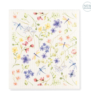 Abbott Swedish Cloth Dragonfly and Floral Abbott Swedish Cloth Dragonfly and Floral