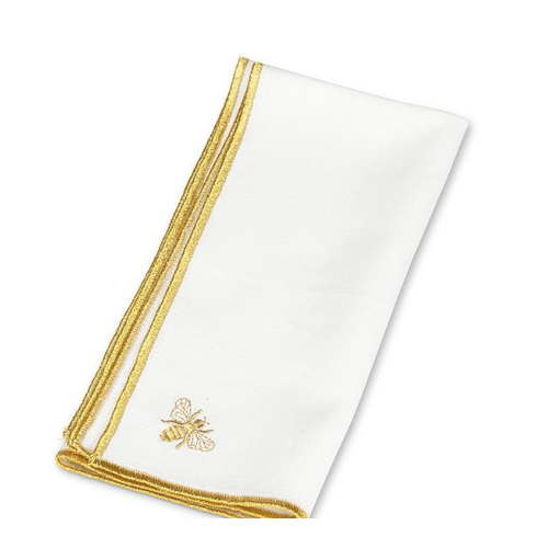 Abbott Napkin Stitched Bee Gold