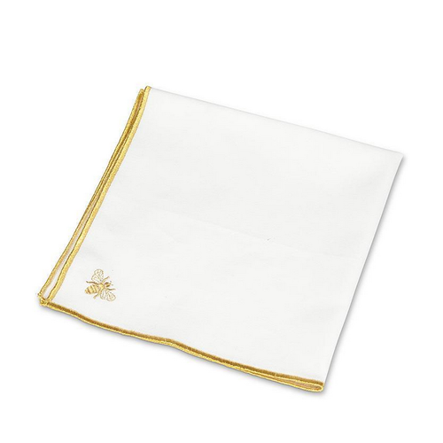 Abbott Napkin Stitched Bee Gold