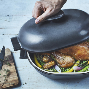 Emile Henry Emile Henry Delight Oval Casserole Ardoise 4.5L