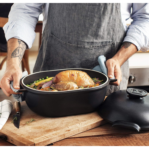 Emile Henry Emile Henry Delight Oval Casserole Ardoise 4.5L