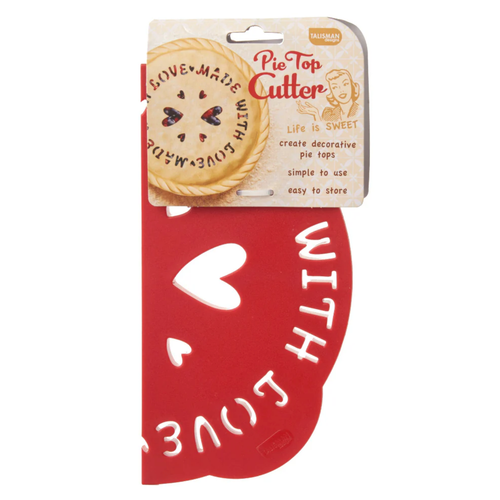 TALISMAN DESIGNS Pie Top Cutter Made with Love TALISMAN DESIGNS Pie Top Cutter Made with Love