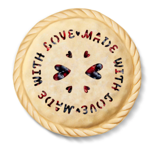 TALISMAN DESIGNS Pie Top Cutter Made with Love TALISMAN DESIGNS Pie Top Cutter Made with Love