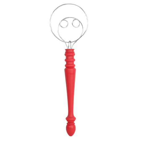 TALISMAN DESIGNS Dough Whisk Red 12 inch TALISMAN DESIGNS Dough Whisk Red 12 inch