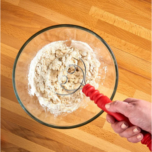 TALISMAN DESIGNS Dough Whisk Red 12 inch