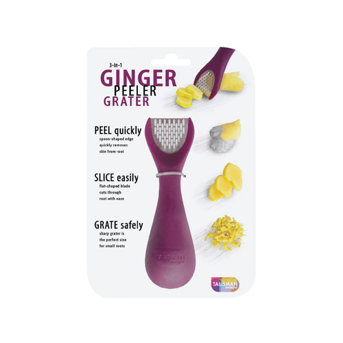 TALISMAN DESIGNS Ginger Peeler and Grater 3 in 1