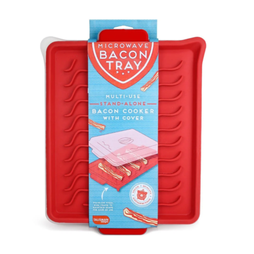 TALISMAN DESIGNS Microwave Bacon Tray with Cover