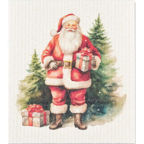 Abbott Swedish Cloth Santa with Presents