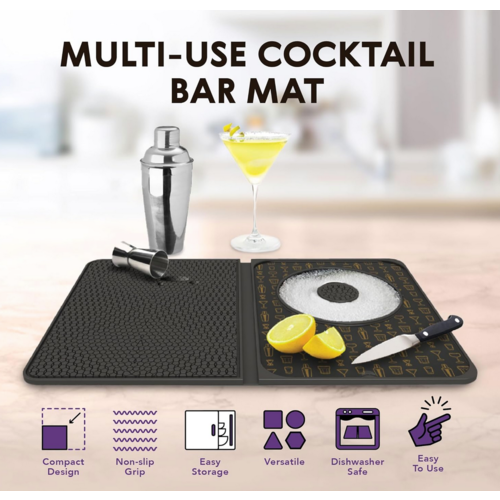 TALISMAN DESIGNS Multi-Use Cocktail Bar Mat