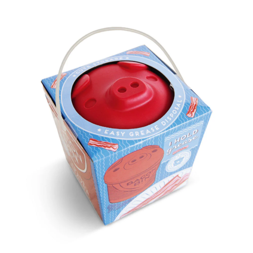 TALISMAN DESIGNS Bacon Bin Grease Holder Piggy TALISMAN DESIGNS Bacon Bin Grease Holder Piggy