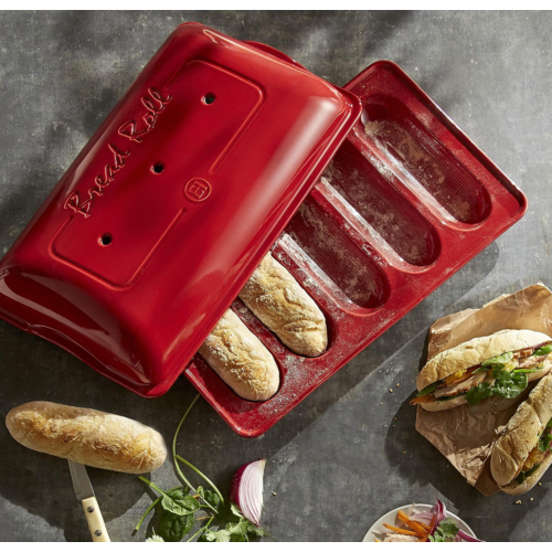 Emile Henry Emile Henry 5 Mini Baguette Mold Linen