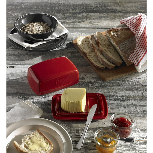 Emile Henry Emile Henry Butter Dish Grand Cru Red