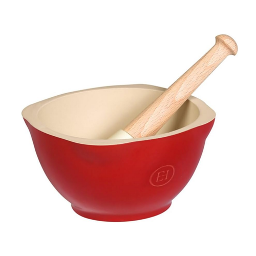 Emile Henry Emile Henry Mortar & Pestle Grand Cru Red